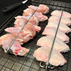 🐔Wing Rails make it easier to grill your chicken wings!🍗
