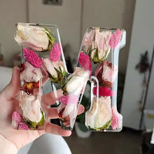 Load image into Gallery viewer, Dried Flower Letters Night Light