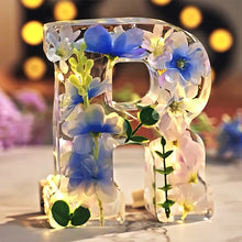 Load image into Gallery viewer, Dried Flower Letters Night Light