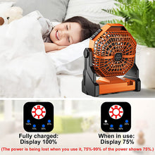 Load image into Gallery viewer, Camping LED Fan with Light
