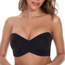 Load image into Gallery viewer, Detachable Full Support Non-Slip Convertible Bandeau Bra