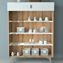 Load image into Gallery viewer, Expandable cabinet clamping shelving storage rack