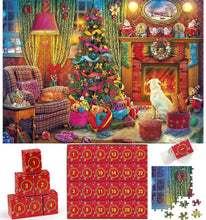 Load image into Gallery viewer, Advent Calendar 2024 Christmas Jigsaw Puzzles