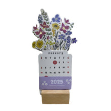 Load image into Gallery viewer, 2025 Bloomy Flowers Desk Calendar