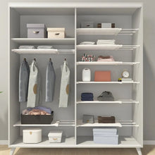 Load image into Gallery viewer, Expandable cabinet clamping shelving storage rack