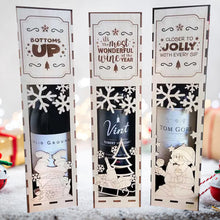 Load image into Gallery viewer, Christmas Funny Wooden Wine Box