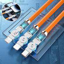 Load image into Gallery viewer, 120W 3 in 1 Rotating Elbow Fast Charging Data Cable