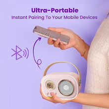Load image into Gallery viewer, Portable Bluetooth Speaker with Wireless Microphone