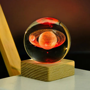 (✨hot sale✨)3D Galaxy Crystal Ball Nightlight Decorlamp