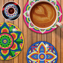 Load image into Gallery viewer, Mandala Diamond Painting Coasters Kits