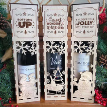 Load image into Gallery viewer, Christmas Funny Wooden Wine Box