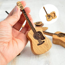 Load image into Gallery viewer, Wooden Acoustic Guitar Pick Box