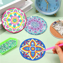 Load image into Gallery viewer, Mandala Diamond Painting Coasters Kits