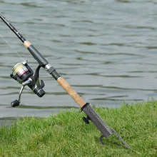 Load image into Gallery viewer, Heavy-Duty Adjustable Spiral Ground Anchor Umbrella Holder