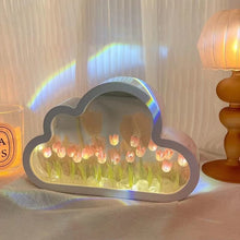 Load image into Gallery viewer, DIY set with tulip mirror and night light