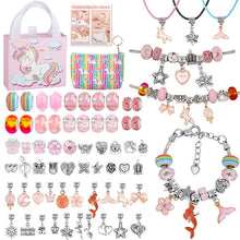 Load image into Gallery viewer, Girls Charm Bracelet Making Kit