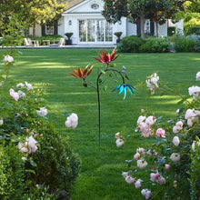 Load image into Gallery viewer, Beautiful Summer Multi Colored Flowers Wind Spinner
