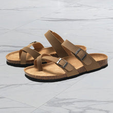 Load image into Gallery viewer, Women's Shoes with Natrual Soft Cork Footbed and Leather