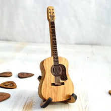 Load image into Gallery viewer, Wooden Acoustic Guitar Pick Box