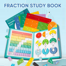 Load image into Gallery viewer, Montessori Educational Book Fraction Graph For Children