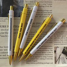 Load image into Gallery viewer, Motivational Badass funny Pens Set(5pcs)