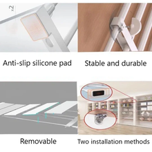 Load image into Gallery viewer, Expandable cabinet clamping shelving storage rack