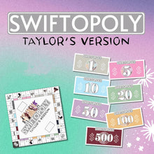 Load image into Gallery viewer, SWIFTOPOLY - TS 'Swiftie' Monopoly Boardgame