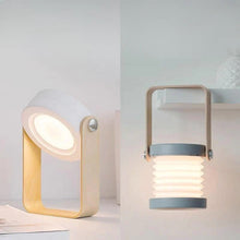 Load image into Gallery viewer, Creative Wooden Telescopic Lamp