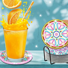 Load image into Gallery viewer, Mandala Diamond Painting Coasters Kits