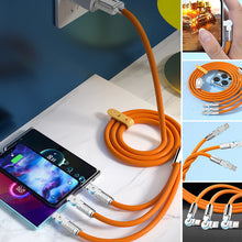 Load image into Gallery viewer, 120W 3 in 1 Rotating Elbow Fast Charging Data Cable