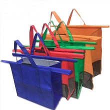 Load image into Gallery viewer, Supermarket Trolley Shopping Bag Thermal Bag(4 pcs)