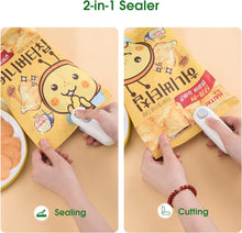 Load image into Gallery viewer, Rechargeable Handheld 2 in 1 Heat Sealer