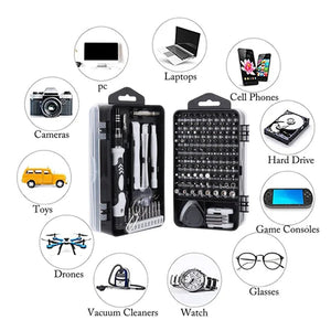 115 in 1 Magnetic Screwdriver Set