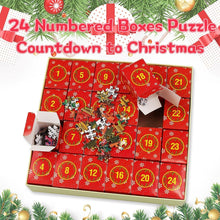Load image into Gallery viewer, Advent Calendar 2024 Christmas Jigsaw Puzzles