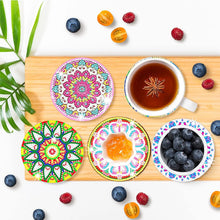 Load image into Gallery viewer, Mandala Diamond Painting Coasters Kits