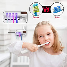 Load image into Gallery viewer, Smart UV Sterilizing Toothbrush Holder