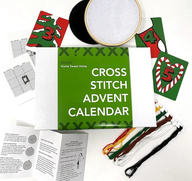 NEW FOR 2024 - Cross Stitch Advent Calendar