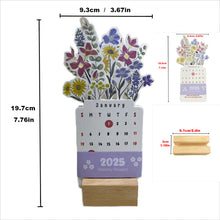 Load image into Gallery viewer, 2025 Bloomy Flowers Desk Calendar