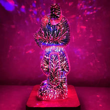 Load image into Gallery viewer, 3D Fireworks Bear Lights