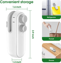 Load image into Gallery viewer, Rechargeable Handheld 2 in 1 Heat Sealer
