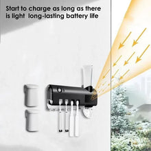 Load image into Gallery viewer, Smart UV Sterilizing Toothbrush Holder