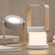 Load image into Gallery viewer, Creative Wooden Telescopic Lamp