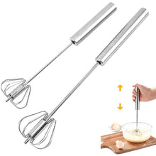 Load image into Gallery viewer, 🥚Kitchen Semi-automatic Egg Beater Stainless Steel Easy Whisk