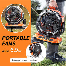 Load image into Gallery viewer, Camping LED Fan with Light