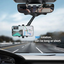 Load image into Gallery viewer, 🤳🏽Multifunctional 360 Rotatable Car Rearview Mirror Phone Holder