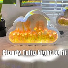 Load image into Gallery viewer, DIY set with tulip mirror and night light