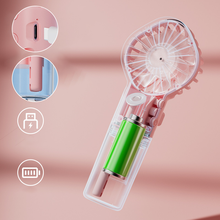 Load image into Gallery viewer, Mini Handheld Mist Fan