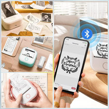 Load image into Gallery viewer, Mini Portable Bluetooth Printer