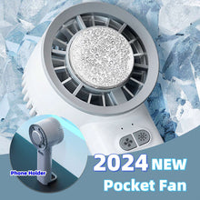 Load image into Gallery viewer, 2024 Summer Gadget Handheld Turbo Jet Fan Mini Portable Ice Cold Fan