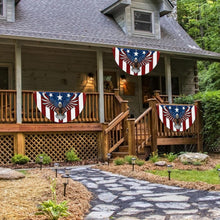 Load image into Gallery viewer, Memorial Day July 4th Flag Patriotic Eagle American Non-Pleated Fan Flag